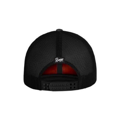 Black Denim Hat Right view image of the Black Denim Hat with white Ranger Boats logo on the front