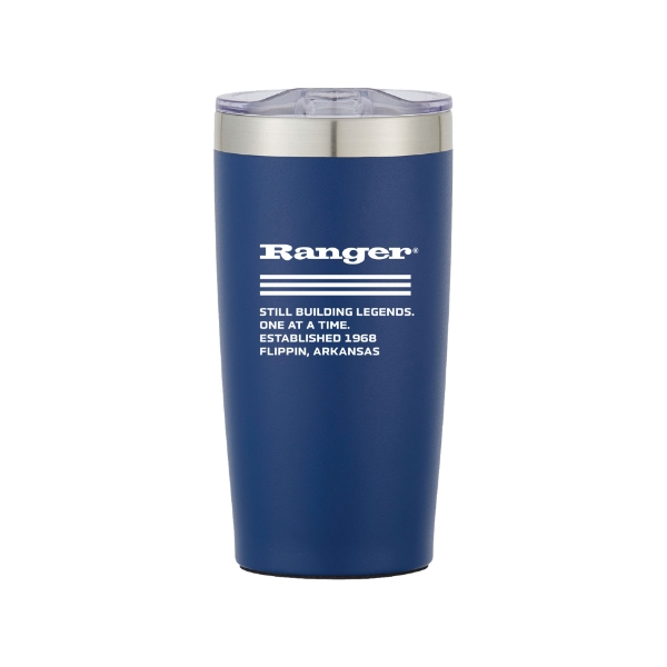 Image of the Ranger Himalayan Tumbler with white Ranger logo on the front