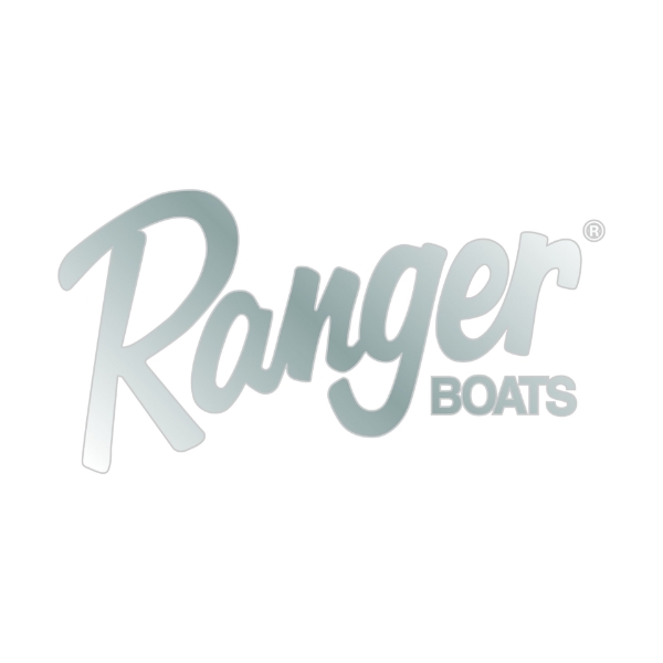 Image of the Ranger Chrome Decal on white background