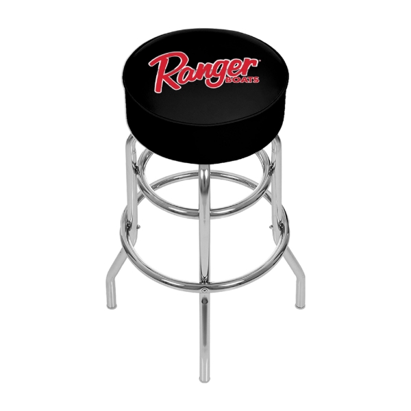 Image of the Ranger Bar Stool with red Ranger Boats logo