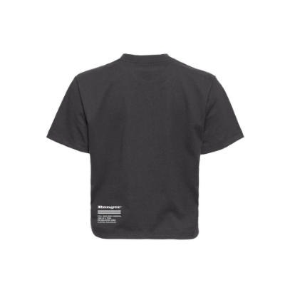 Ranger Women's Crop Graphite Black Image of the Ranger Women's Crop Graphite Black with Ranger Boats logo on the front