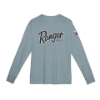 Image of the Ranger Spray Indigo Performance Longsleeve with Ranger Boats logo on the back