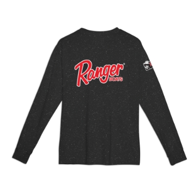 Ranger longsleeve performance - spray stealth Front Image of the Ranger Spray Stealth Performance Longsleeve with Ranger logo on the left chest, left sleeve and Ranger Cup on the right sleeve