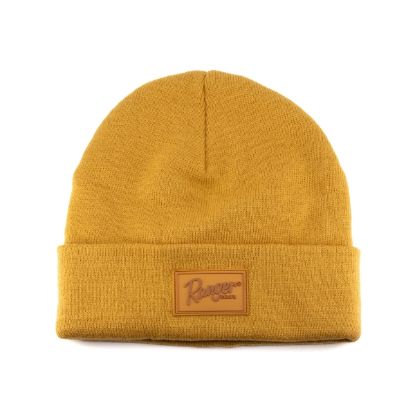 Image of the Tan Beanie with Ranger Boats logo on the front