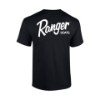 Image of the Dealer Co-Brand Black Tee with white Ranger Boats logo on the back