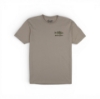 Tan t-shirt with small Ranger logo and fish graphic printed on the left chest.