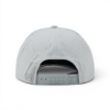 Back view of light grey Richardson performance hat with adjustable snapback closure and breathable performance material