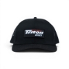 Black Triton Boats Richardson mesh back hat from front
