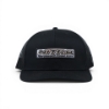 Front view of black Nitro Richardson hat featuring structured crown and Nitro logo patch