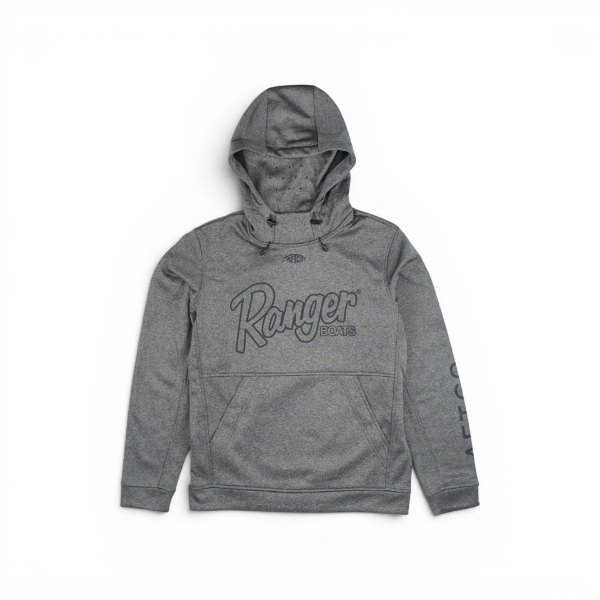 Ranger AFTCO Reaper Charcoal Hoodie on white background