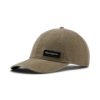 Olive Patch Dad Hat from angled front view showing black Ranger patch