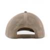 Back of Dark Grey/Tan Mesh Hat